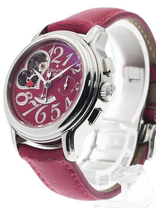 Zenith Accessories - ZENITH El Primero Open Heart 03.1230.4021 pink Dial Automatic Ladies_943945